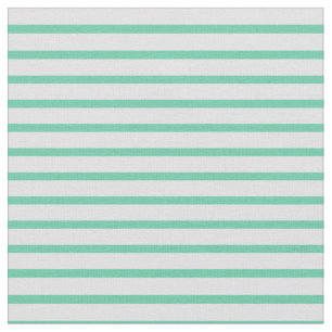 Tissu Bandes colorées Aquamarine et Lavande