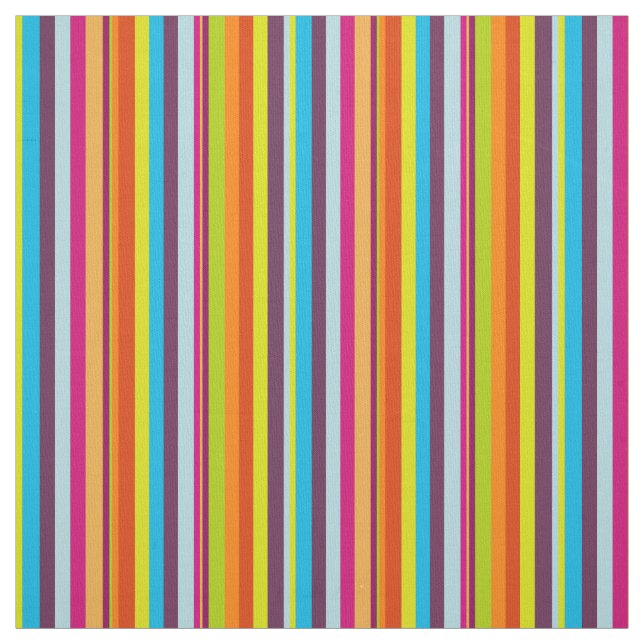Tissu Bandes Colorées Classiques (Échantillon)