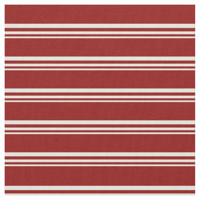 Tissu Bandes de couleur jaune clair et rouge foncé (Fermer)