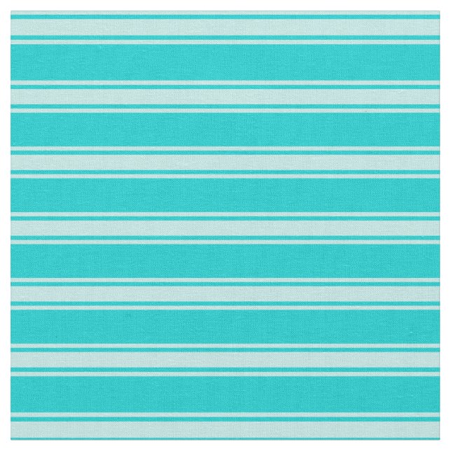 Tissu Bandes de couleur Turquoise foncée et Turquoise (Fermer)