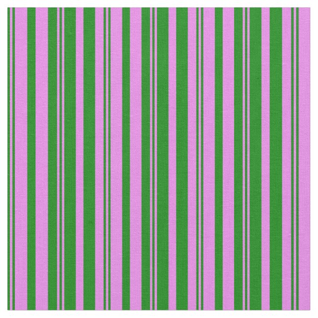 Tissu Bandes de couleur verte et violette (Fermer)