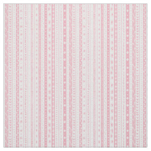 Tissu Bandes de gribouillis florales