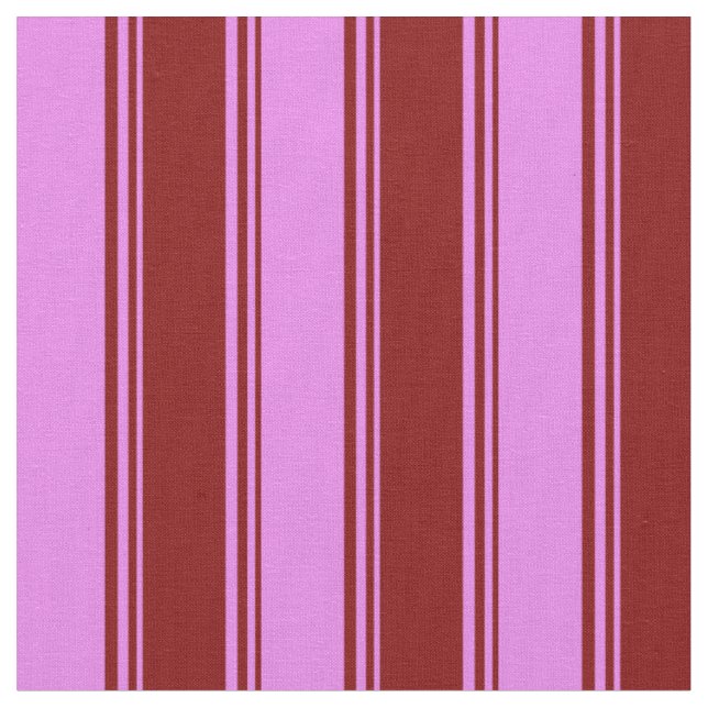 Tissu Bandes de marron et de violet (Fermer)
