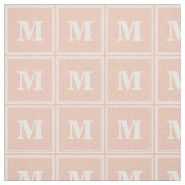Tissu Bandes de pêche monogramme (Échantillon)