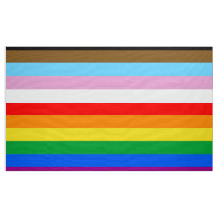 Tissu Bandes d'indicateurs de progression LGBTQ+