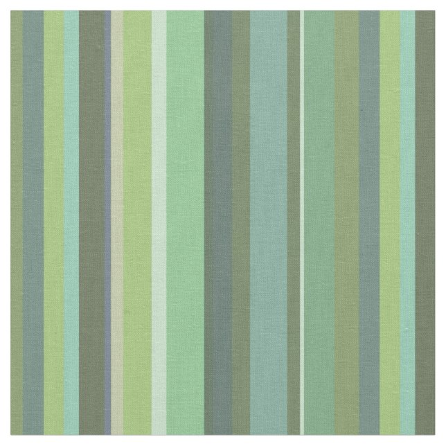 Tissu Bandes horizontales vert olive (Fermer)