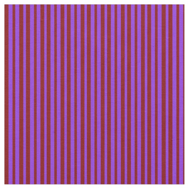 Tissu Bandes marron et violet (Fermer)