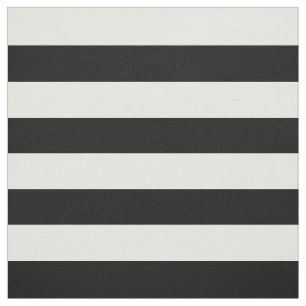 Tissu Bandes noires et blanches, Motif rayé, Lignes