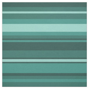 Tissu Bandes turquoises