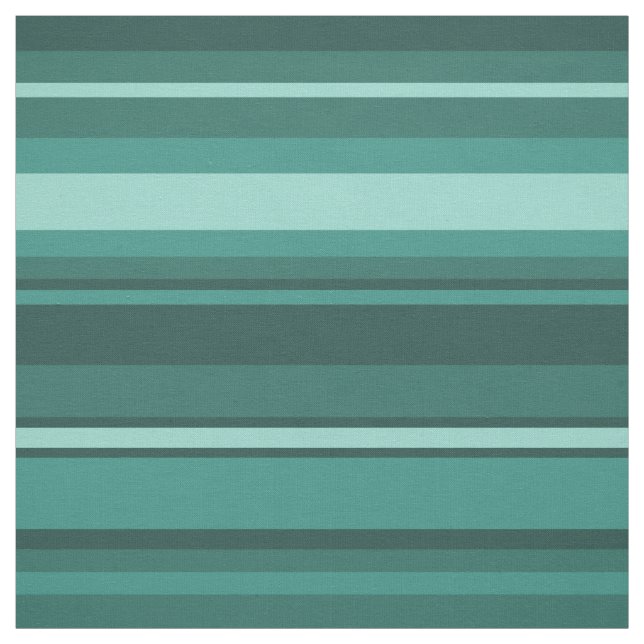 Tissu Bandes turquoises (Échantillon)