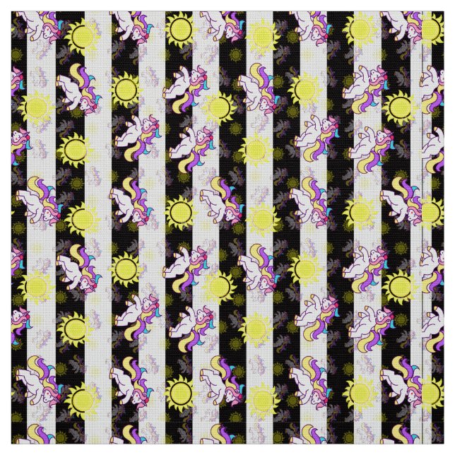 Tissu Bandes Unicorne (Échantillon)
