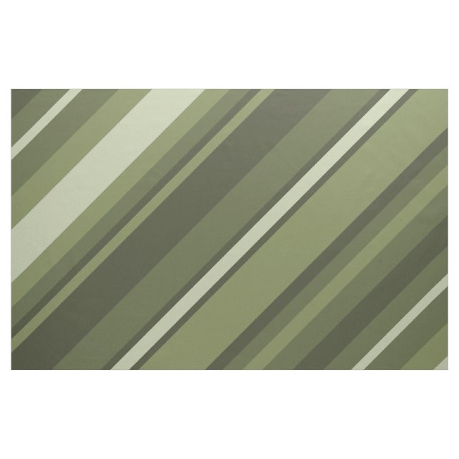 Tissu Bandes vert olive (Fat Quarter)