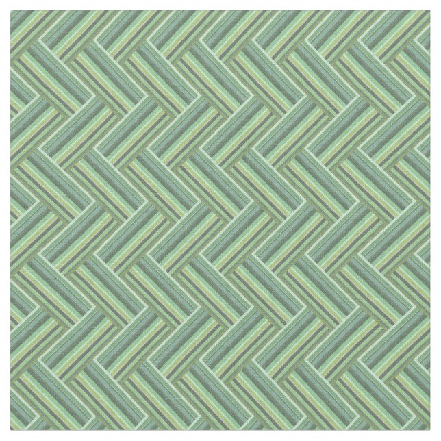 Tissu Bandes vert olive double tissage (Fermer)