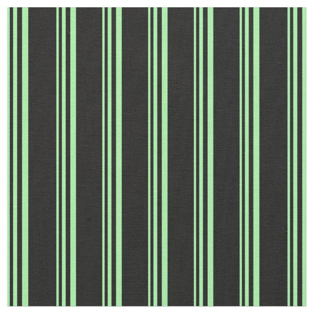 Tissu Bandes vertes et noires (Fermer)