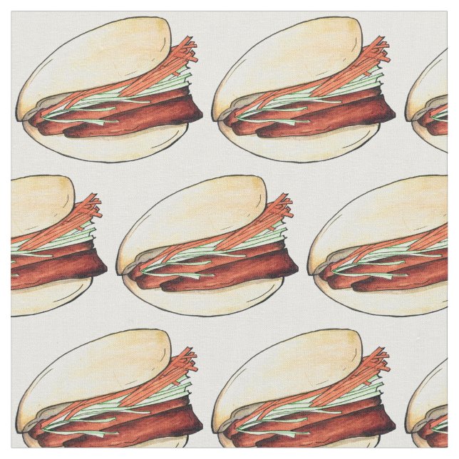 Tissu Bao Buns Porkbelly Lotus Bun Alimentation chinoise (Fermer)