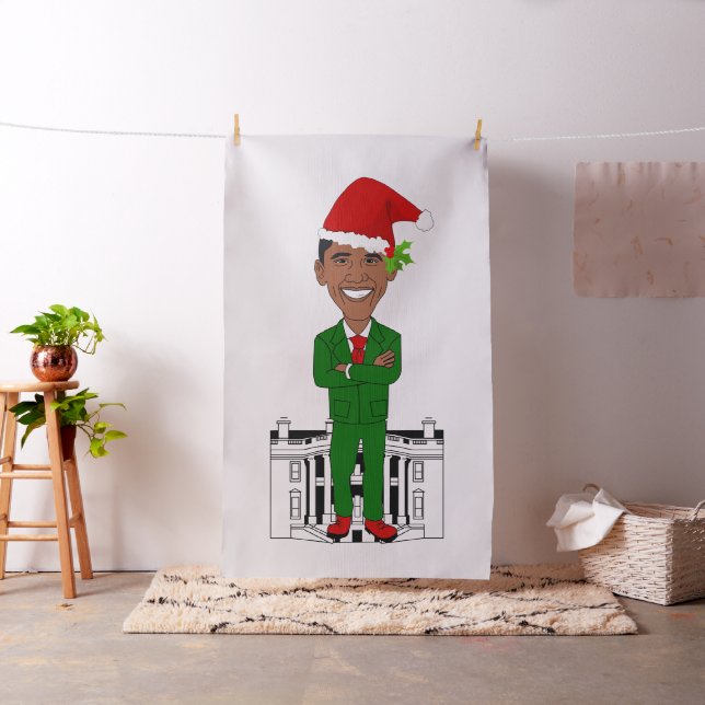 tissu barack obama santa claus (In Situ)