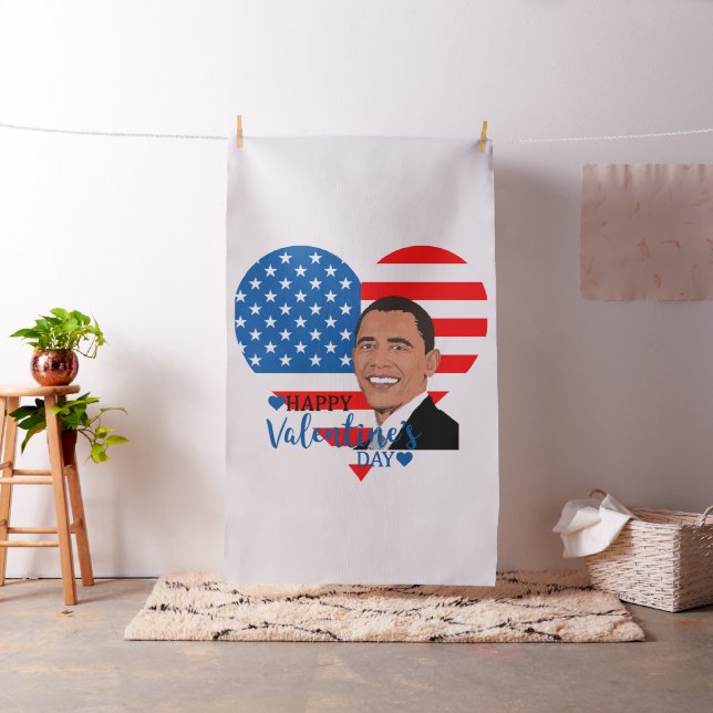 tissu barack obama valentine (In Situ)