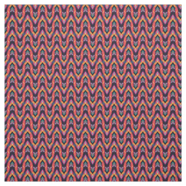 Tissu Bargello flamboyant (Échantillon)