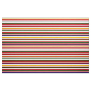 Tissu Barres de bonbons horizontales (à moyenne échelle)