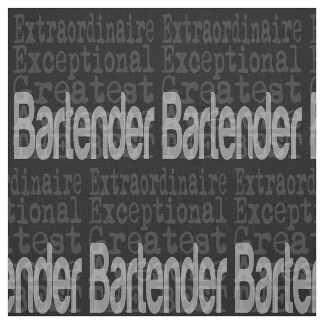 Tissu Bartender Extraordinaire (Échantillon)