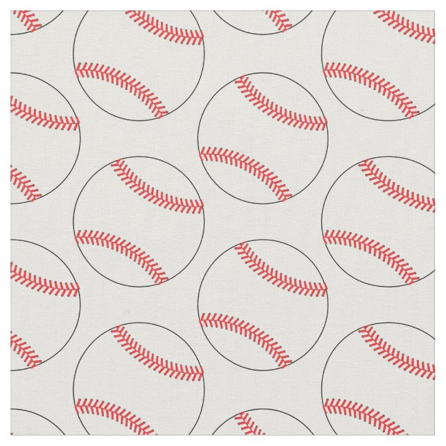 Tissu Baseball Balls Sports (Fermer)