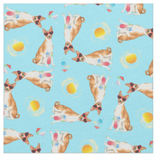 Tissu Basenji été