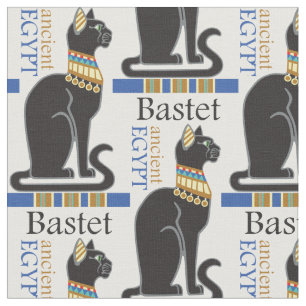 Tissu Bastet ou Bast. Déesse égyptienne