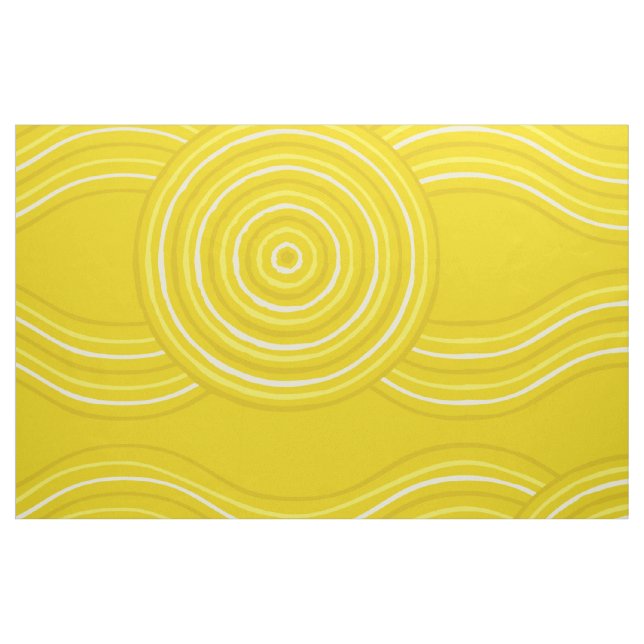Tissu Bataille d'art autochtone (Fat Quarter)