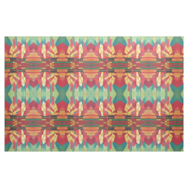 Tissu Bateau Abstrait Art Junk contre Deep Blue Sky (Fat Quarter)