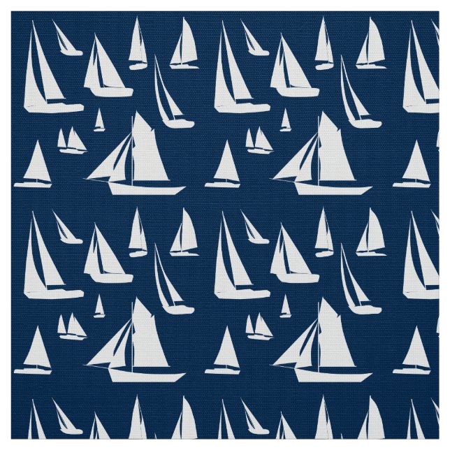 Tissu Bateaux À Voiliers Bateaux Nautiques (Échantillon)