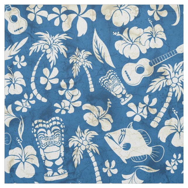 Tissu Batik de Hawaïen de plage de Makapuu (Échantillon)