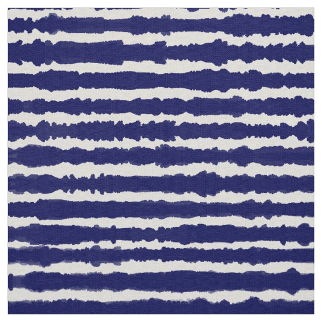 Tissu Batik Indigo Style Stripes (Échantillon)