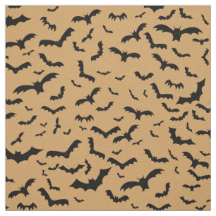 Tissu Bats noirs volants