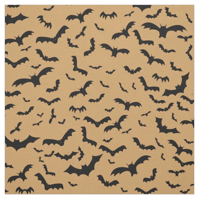 Tissu Bats noirs volants (Échantillon)