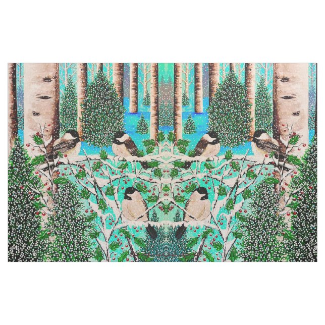 Tissu Bavardage de Noël (Fat Quarter)