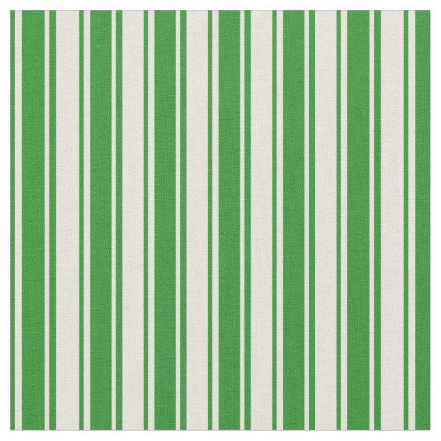 Tissu Bbeige et vert de la forêt (Fermer)