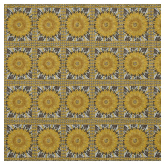 Tissu Beau Art Floral Africain (Échantillon)