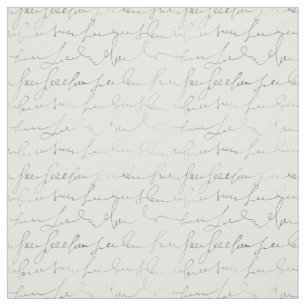 Tissu Beau manuscrit vintage