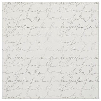 Tissu Beau manuscrit vintage