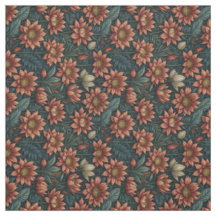 Tissu Beau Motif Flower