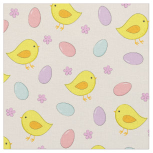 Tissu Beau Poulets motifs de Pâques OEufs Couleur person