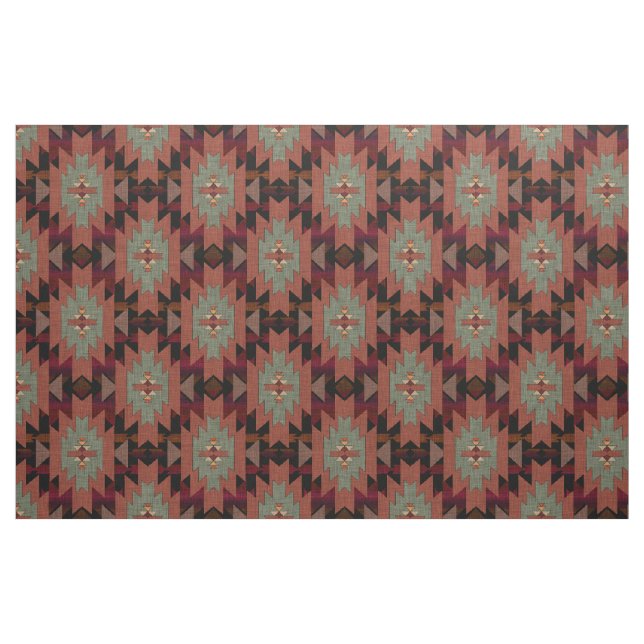 Tissu Beau Style Rustique Sud-Ouest Brun (Fat Quarter)