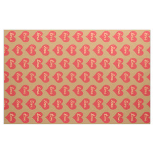 Tissu Beaucoup de Motif d'amour