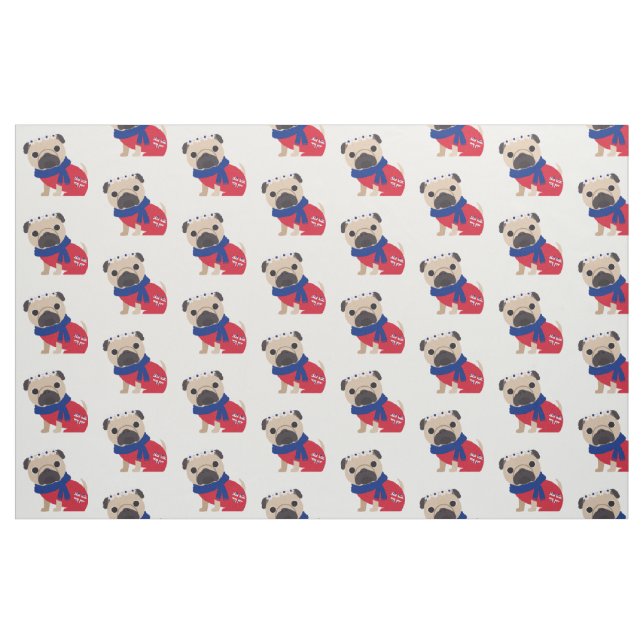 Tissu Beaux Carlins britanniques (Fat Quarter)