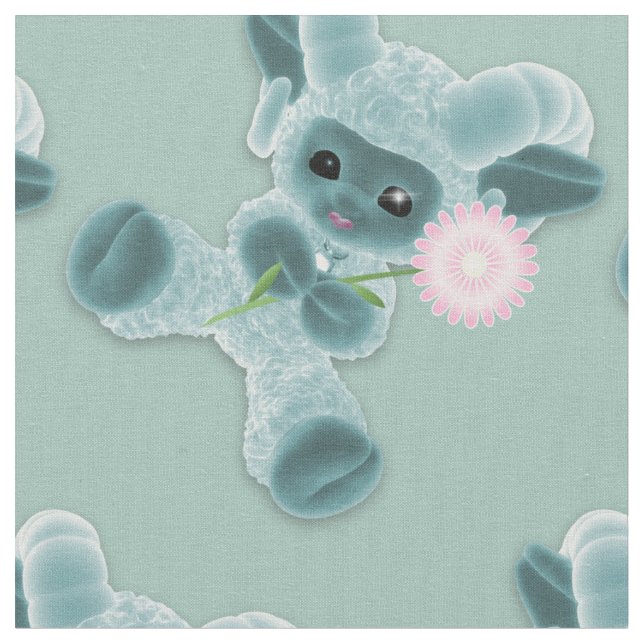 Tissu Bébé adorable Jouet peluche Ram Pays Vert (Fermer)