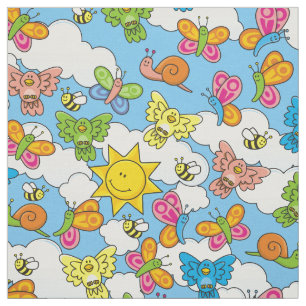 Tissu Bébé Animaux Arrière - plan