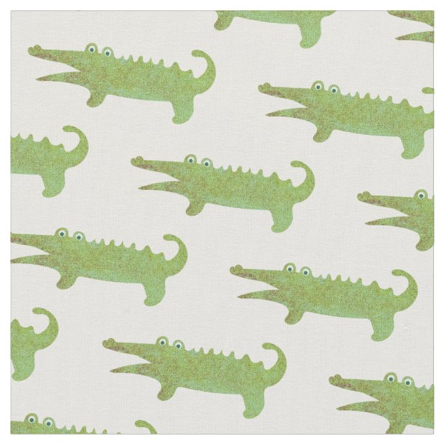 Tissu Bébé crocodile (Fermer)