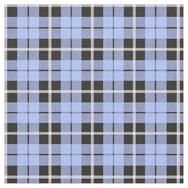 Tissu Bébé garçon bleu clair blanc / bande noire (Fermer)