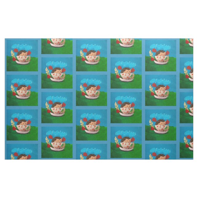 Tissu Bébé Hérisson (Fat Quarter)