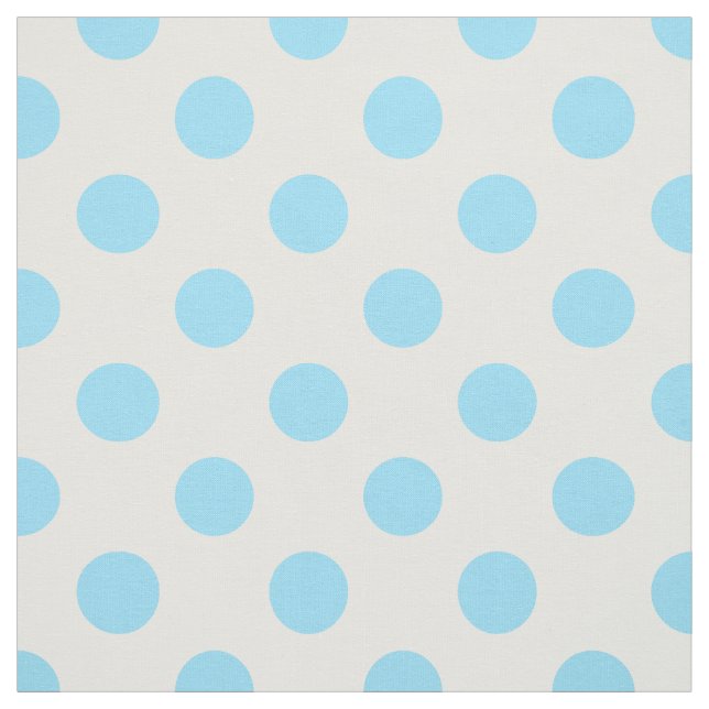 Tissu Bébé pois bleu et blanc (Échantillon)